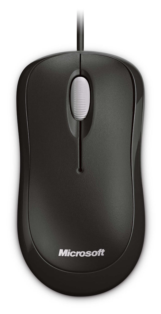 Microsoft Wired Desktop 600 (Set mit Maus und Tastatur, deutsches QWERTZ Tastaturlayout, schwarz) & Basic Optical Mouse (Maus, schwarz, kabelgebunden, für Rechts- und Linkshänder geeignet)