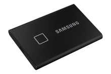 Laden Sie das Bild in den Galerie-Viewer, Samsung T7 Touch Portable SSD - 2 TB - USB 3.2 Gen.2 Externe SSD Metallic Black (MU-PC2T0K/WW)