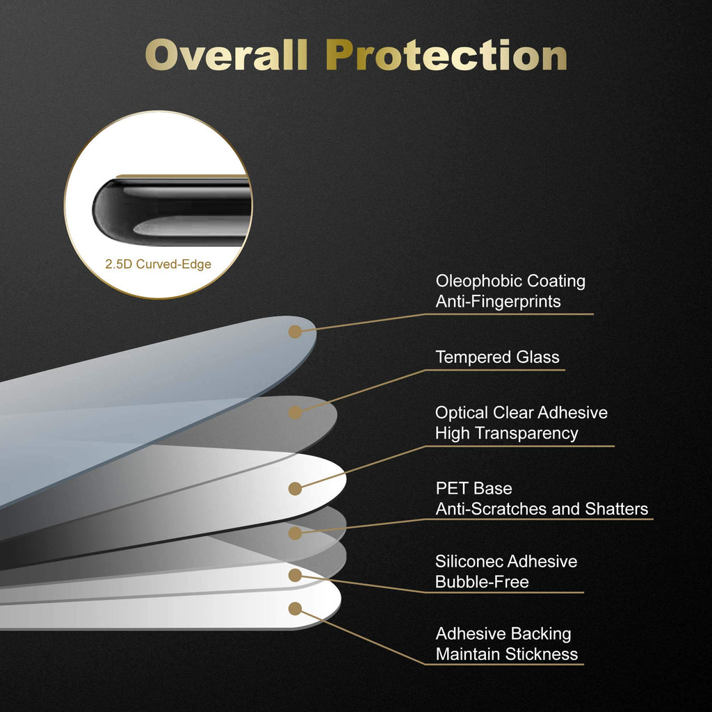 Cadorabo Panzerglasfolie für Samsung Galaxy A40 - Schutzfolie in KRISTALL KLAR - Gehärtet (Tempered) Displayschutz Glas in 9H Härte mit 3D Touch Kompatibilität