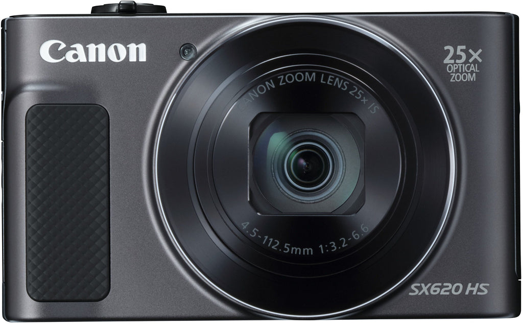 Canon PowerShot SX620 HS Digitalkamera (20,2 MP, 25-fach optischer Zoom, 50-fach ZoomPlus, 7,5cm (3 Zoll) Display, CMOS-Sensor; DIGIC4+, optischer Bildstabilisator, WLAN, NFC, HDMI) Kamera, schwarz
