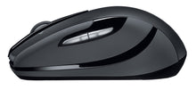 Laden Sie das Bild in den Galerie-Viewer, Logitech M545 Kabellose Maus, 2.4GHz Verbindung via Unifying USB-Empfänger, 1000 DPI Optischer Sensor, 18-Monate Akkulaufzeit, 7 Tasten, PC/Mac - Schwarz