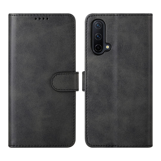 Cresee Kompatibel mit OnePlus Nord CE 5G Hülle, PU Leder Handyhülle mit 3 Kartenfächer, Schutzhülle Case Tasche Magnetverschluss Flip Cover Stoßfest Klapphülle für OnePlus Nord CE, Schwarz
