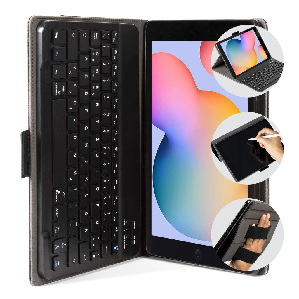 B2Bworkplace Tastatur-Hülle FLEX, Samsung Galaxy Tab S6 Lite, Projektgeschäft Ausführung