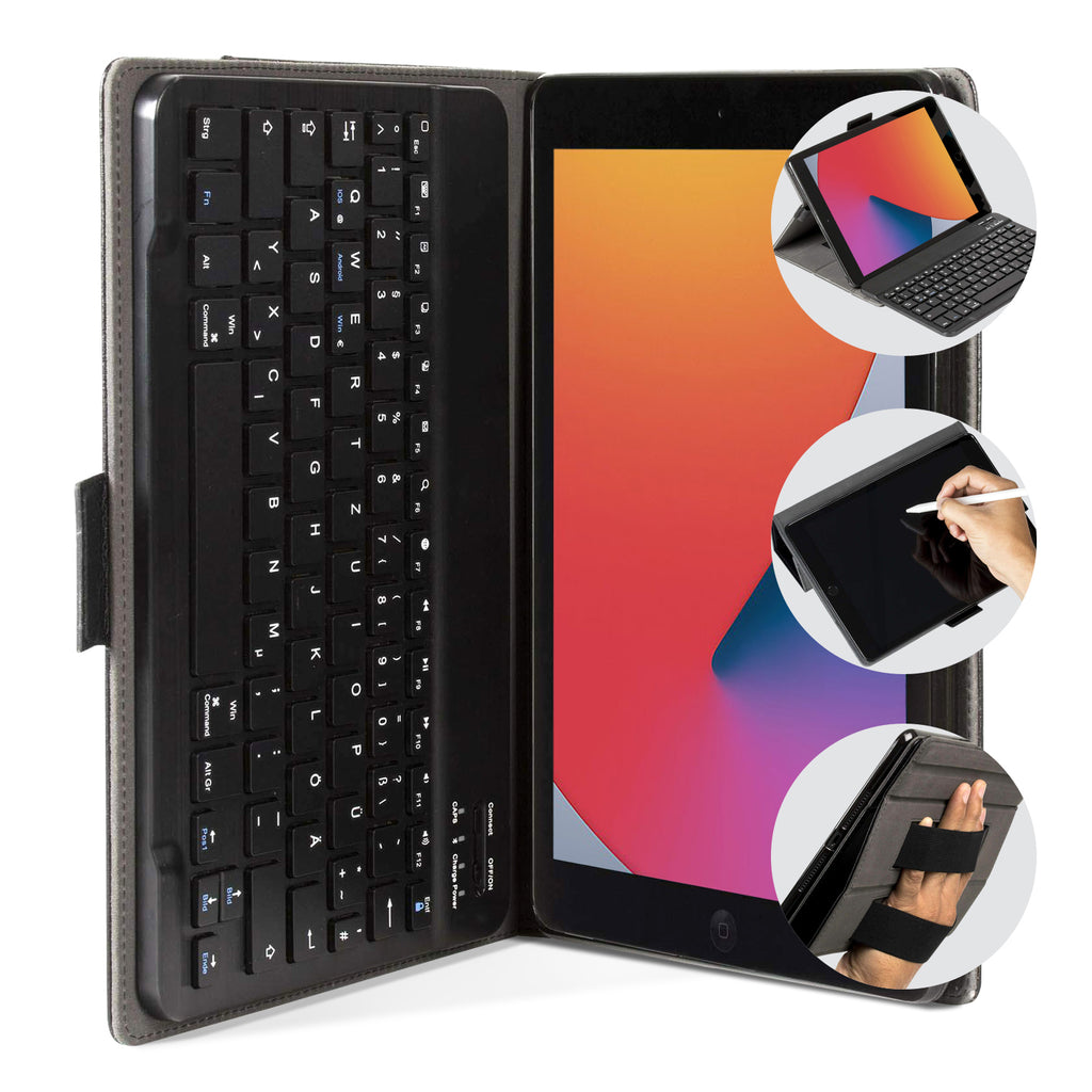 B2Bworkplace Tastatur-Hülle FLEX, Apple 10.2" iPad (9./8./7. Generation), Projektgeschäft Ausführung